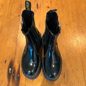 Dr. Martens 2976 Max Leather Platform Chelsea Boots - Size 6 (37)